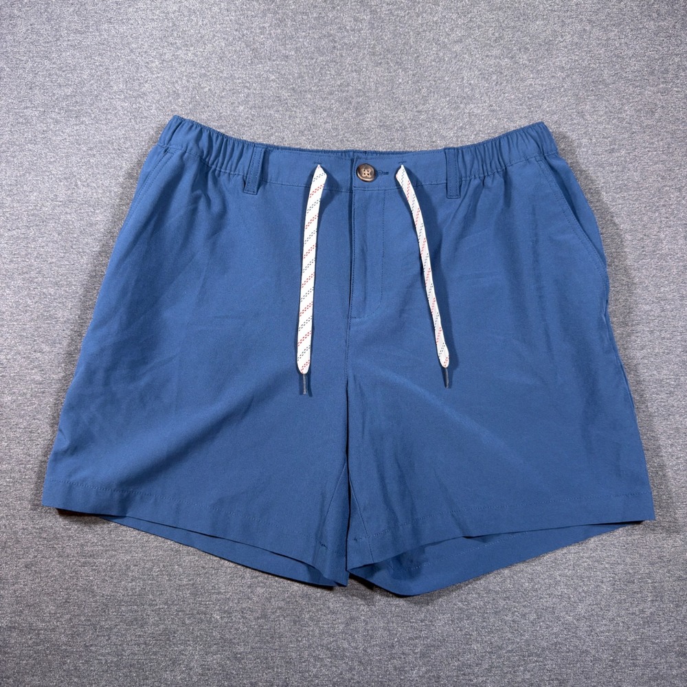 Chubbies Everywear Shorts Mens XL Blue 6 Inch Inseam Stretch Casual Flat Front